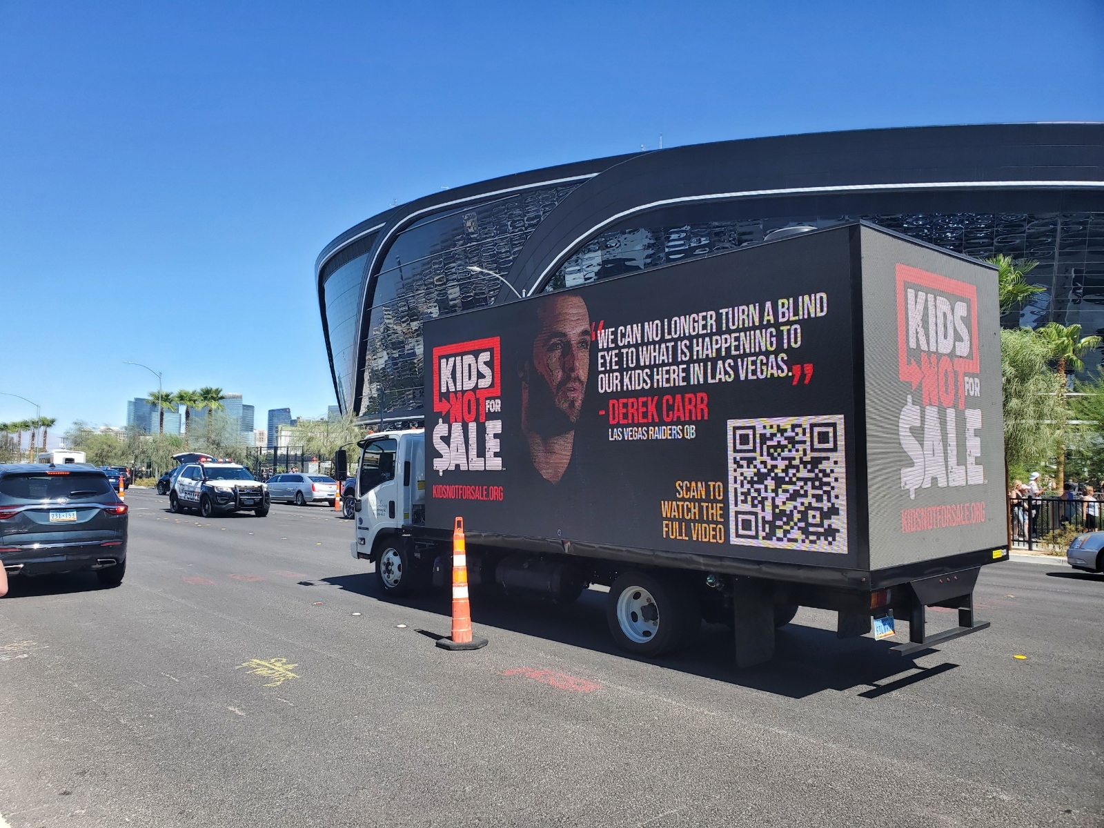 Kids Not For Sale - Billboards in Las Vegas - Paper Jacket | DON'T